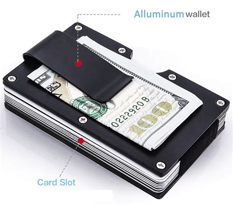 mens aluminum wallet rfid protection standard design|rfid aluminum front pocket wallet.